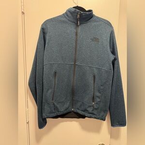 The North Face Men’s Small Black/Blue Full-Zip Light Weight Jacket